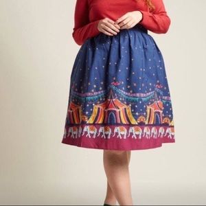4x Modcloth elephant circus skirt
